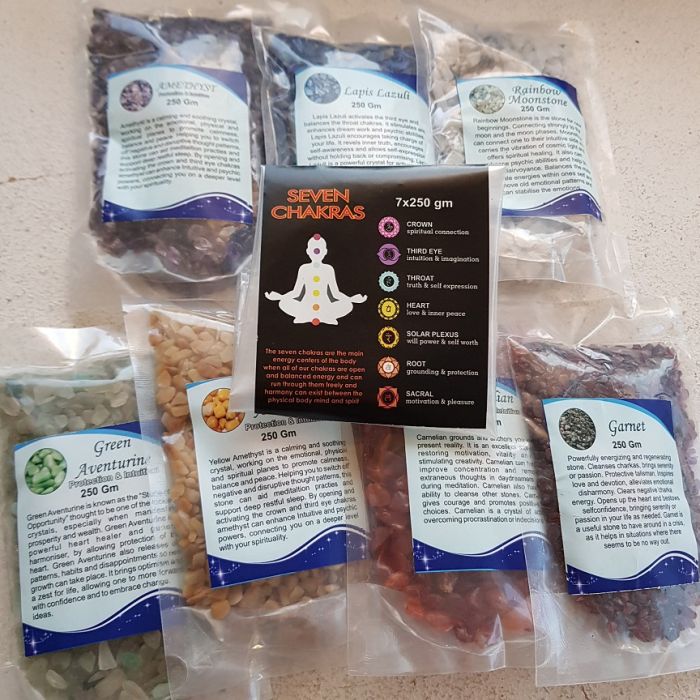 Crystal Chip Chakra Set