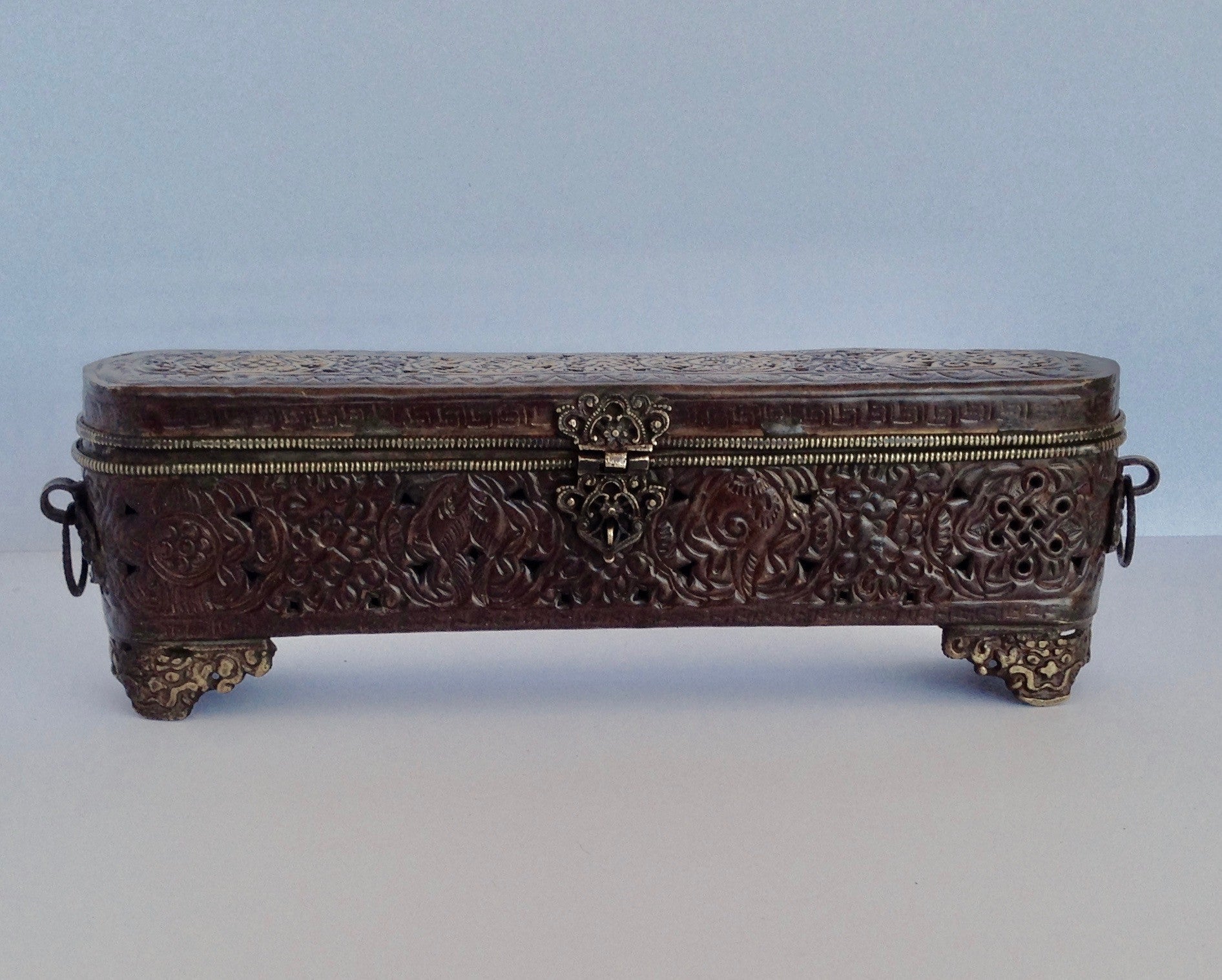 Tibetan Copper Incense Holder