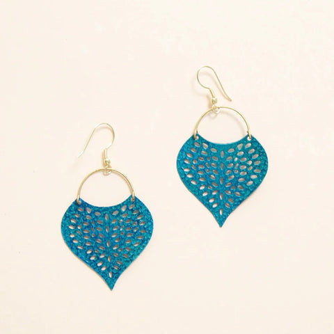 Jali - Leaf Cut Earrings