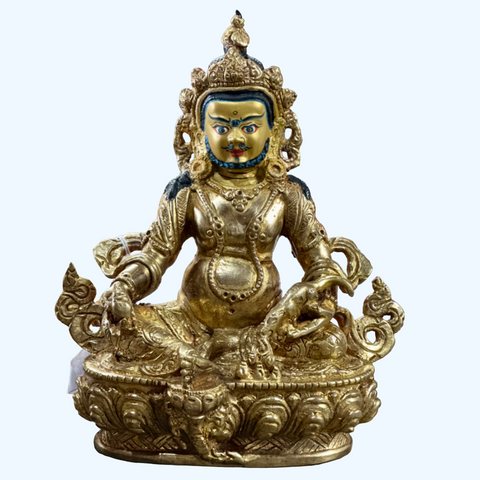 Bearded Dzambala 6 Inch Gold Statues