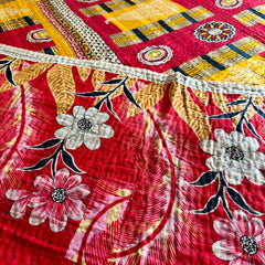 Kantha Saree Cover, Double Sized