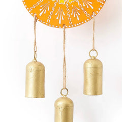 Henna Treasure Sun Wind Chime with Bells