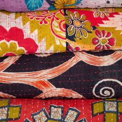 Kantha Saree Cover, Double Sized