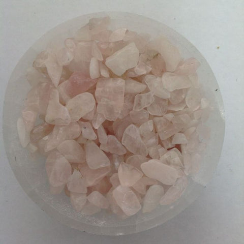 Rose Quartz Chips