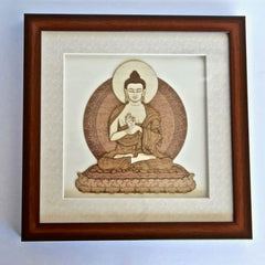 Wood Framed Buddha