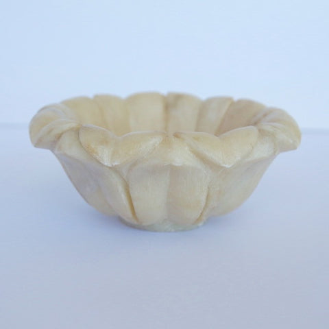 Small Marble Lotus Bowl