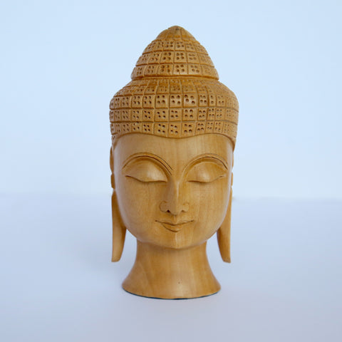 Wooden Thai Buddha Head