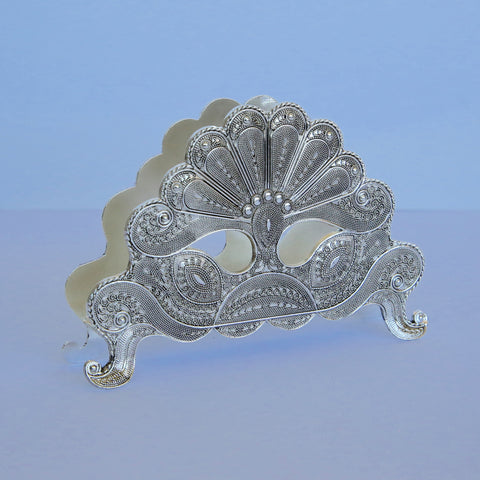 Silver Metal Serviette Holders