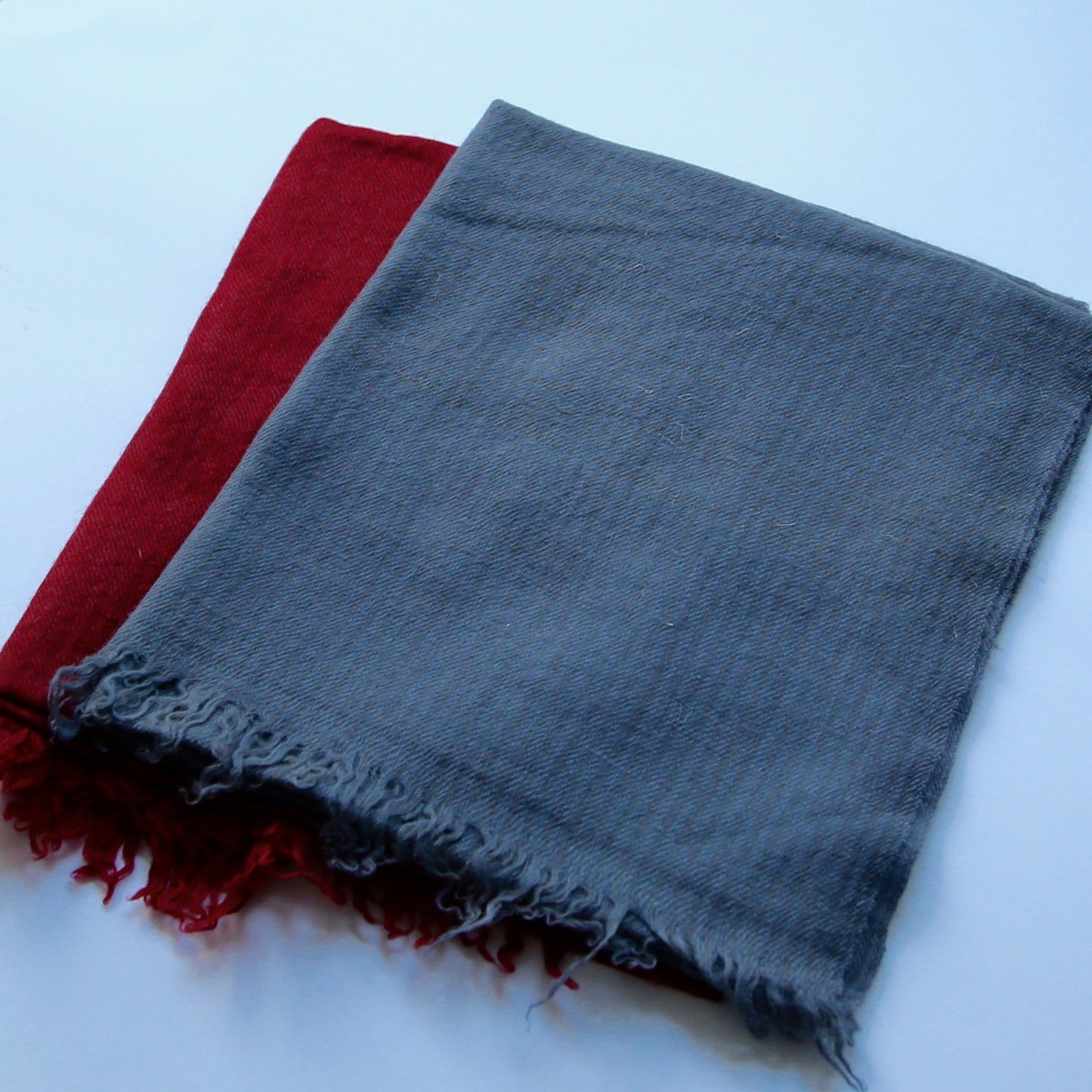 Ladakhi Pashmina Scarves - Line Pattern