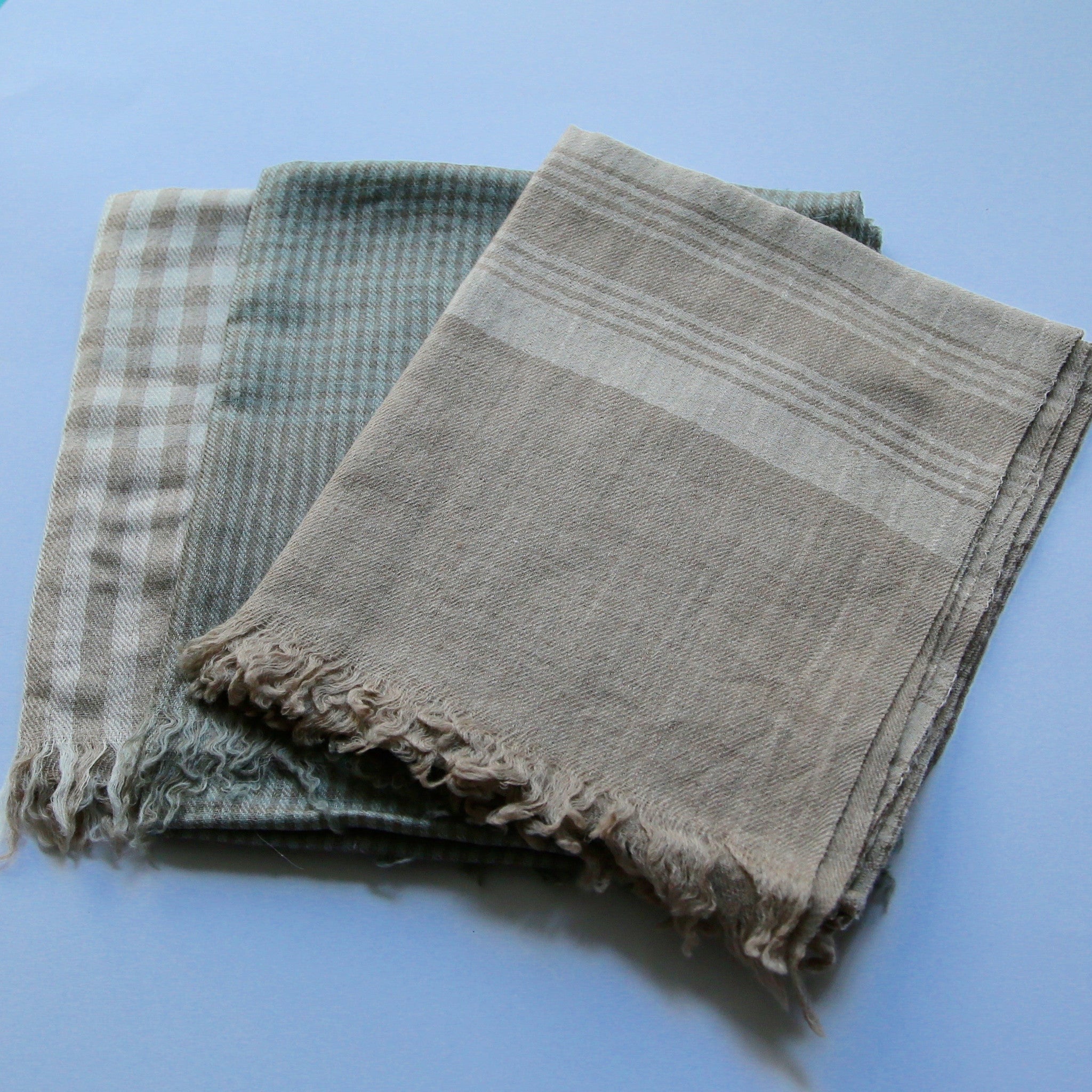 Ladakhi Pashmina Scarves - Patterned