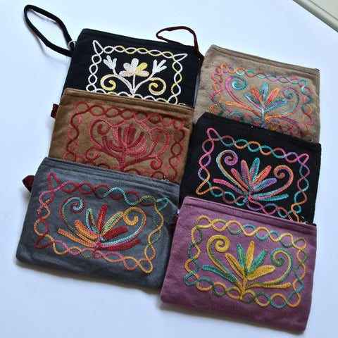 Small Kashmiri Zip Purse