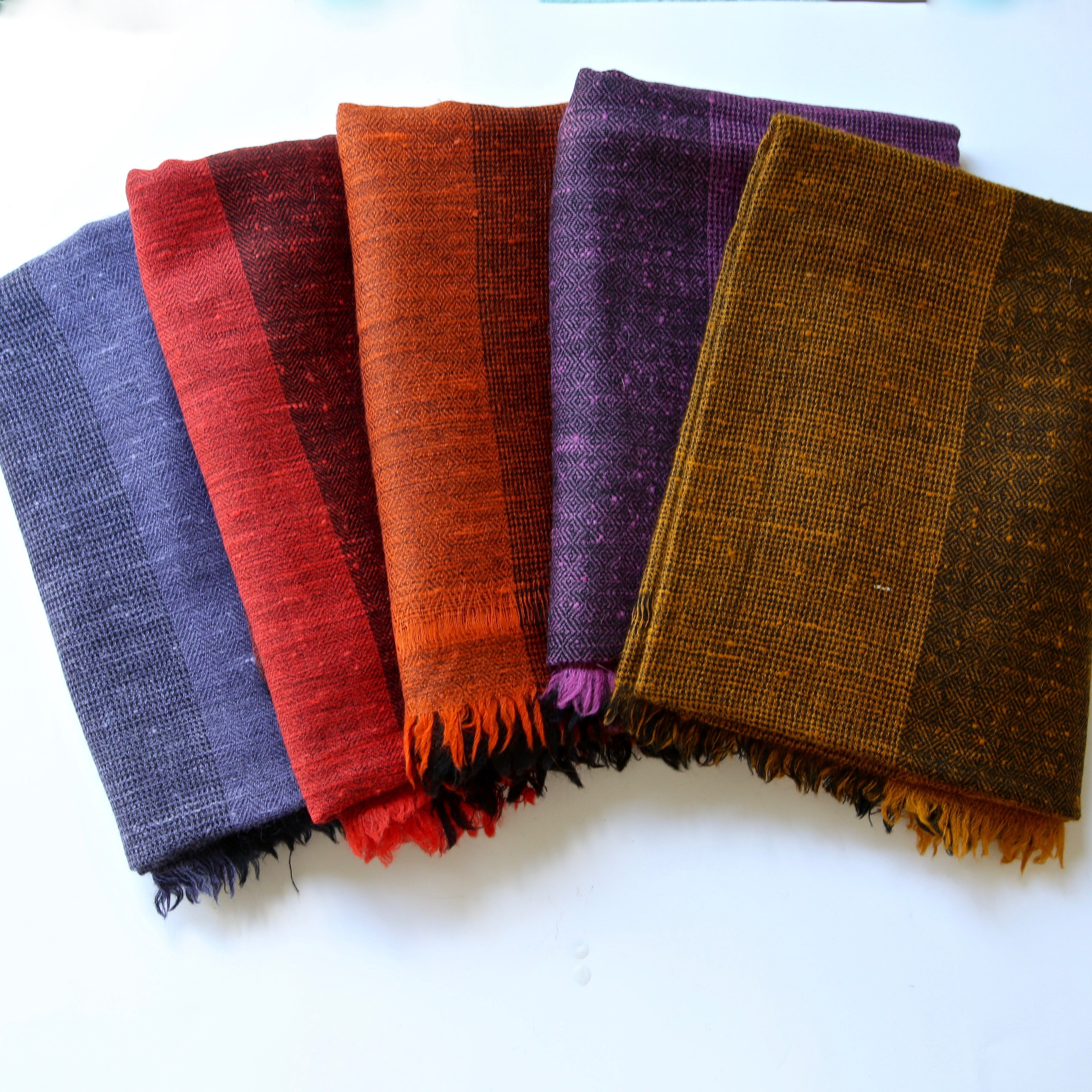 Kullu Silk/Angora Shawls - Modern