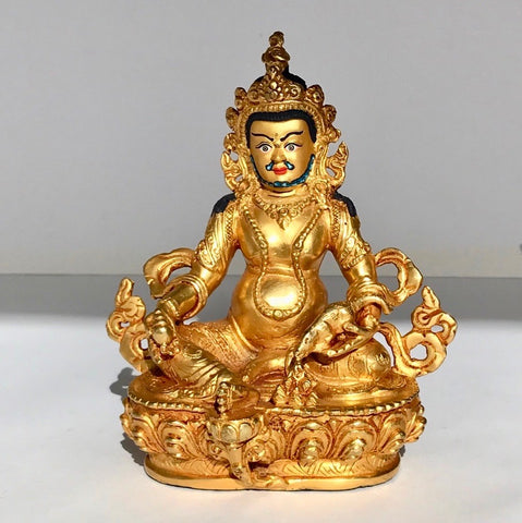 Dzambala 6 Inch Gold Statue