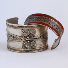 Wide-band Filigree Bracelets - Tibetan style