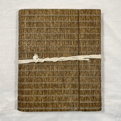 Hand-made Paper Notebook - Hessian cover