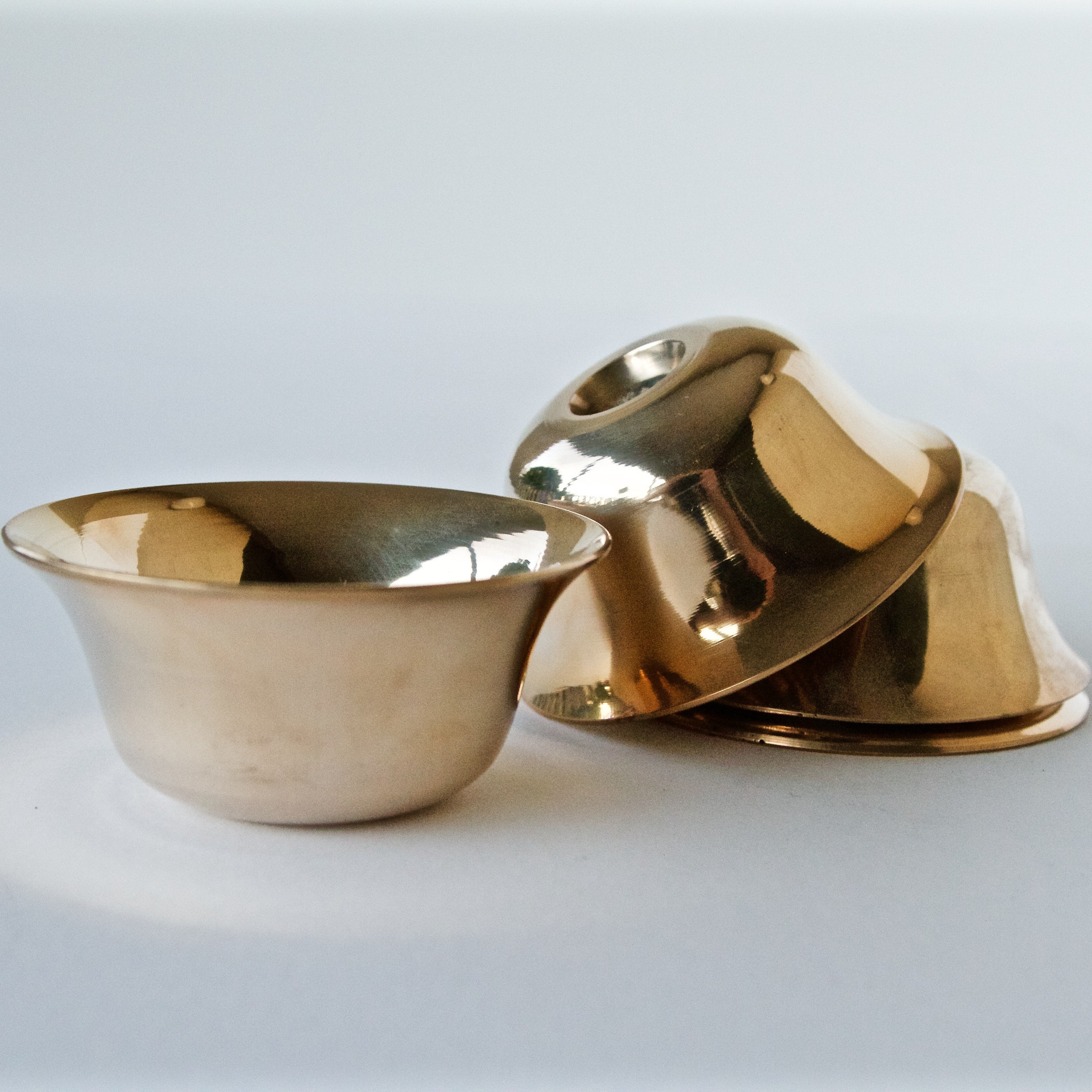 Brass Offering Bowl Set