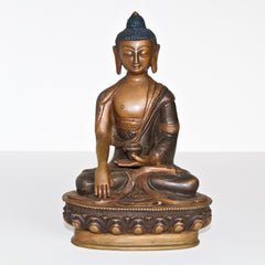 Buddha 8.25 Inch Copper Statue