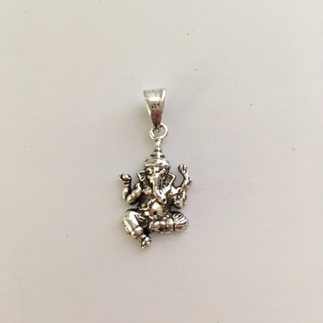 Sterling Silver Ganesh Pendant