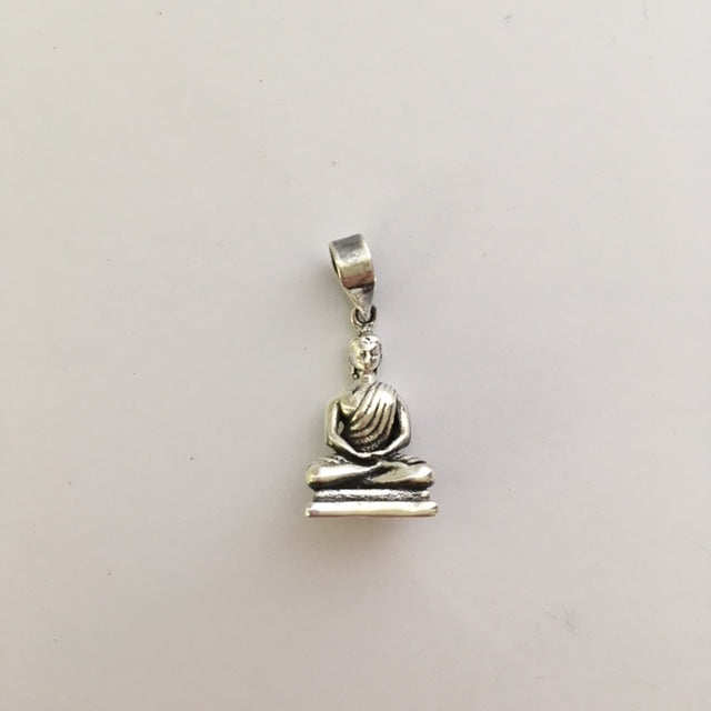 Sterling Silver Buddha Pendant