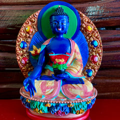 Various Colourful Resin Statues