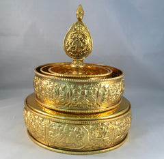 Mandala Set - 6" gold-plated