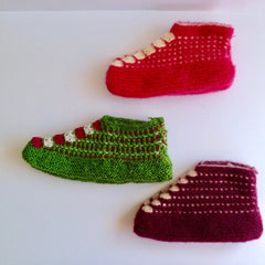 Himalayan Hand-Knitted Slip-On Woollen Socks